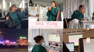 Uni Vlog  818 Uhr lernen Meal prep amp Produktivität [upl. by Yhtomiht]