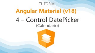 Angular Material – 4 Control DatePicker [upl. by Safko]