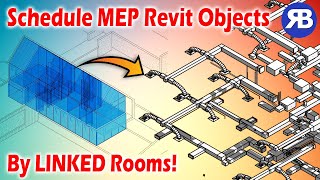 Revit Snippet Schedule MEP Equipment by Linked Rooms FAST [upl. by Zosema249]