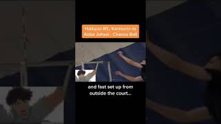 Haikyuu IRL Karasuno vs Aoba Johsai  Match Point [upl. by Zaremski976]