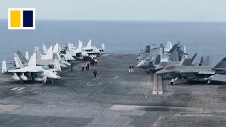 Japan South Korea US hold joint military drills [upl. by Iohk]