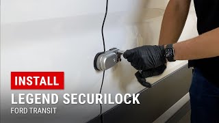 Installing Legend SecuriLock Cargo Van Locks on Ford Transit [upl. by Newcomer]