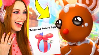 OPENING FUTURE CHRISTMAS EGGS CHRISTMAS ADVENT PET AND MORE Roblox Adopt Me [upl. by Dumanian]