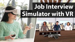 Job Interview Simulator in VR  Practice Mock Questions [upl. by Arik]