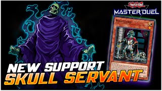 NEW Support for Skull Servant Deck is Insane Wightlord YuGiOh Master Duel [upl. by Yrolam69]