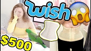 I SPENT 500 AT WISH HUGE HAUL AND TRY ON YWIIBI PT2 [upl. by Ayk]