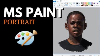 How I Paint Portraits in MS Paint [upl. by Zilef158]