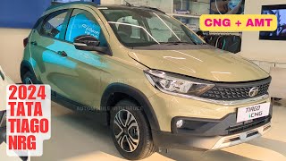 2024 Tata Tiago NRG Automatic with CNG  Walkaround  On Road Price [upl. by Lorola]