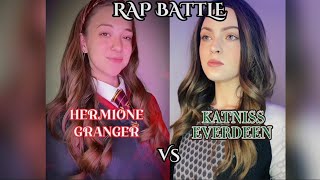 Hermione VS Katniss rap battle by WhitneyAvalon  collab with HollynnRagland [upl. by Neelyt]