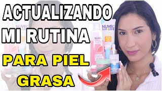 MI ACTUAL RUTINA DE SKINCARE PARA PIEL GRASA PASO A PASO Y POROS ABIERTOS EN LA MAÑANA [upl. by Assil]