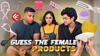 My Best Friends Guess Female Products 💃🏻😅 Gone Wrong 🤣💀 Shivani Menon  Trending Female Products [upl. by Ylahtan]