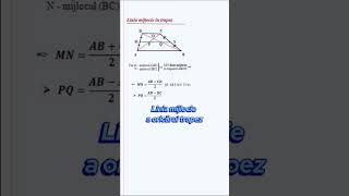 gp55 Linia mijlocie in trapez evaluarenationala matematica shorts short shortvideo shortsvideo [upl. by Cassius]