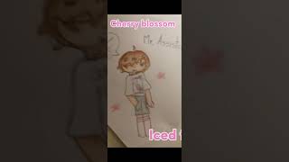 CHERRY BLOSSOM ICED TEA😆 drawing cherryblossomicedtea mrassistant [upl. by Odrareg]