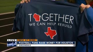 Greendale and Pewaukee come together to raise money for Houston [upl. by Huey]