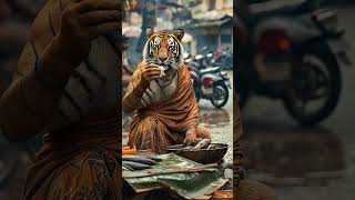 Majestic Tiger at the Marketplace sad satisfying sale fish [upl. by Gasperoni799]