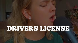 DRIVERS LICENSE  OLIVIA RODRIGO COVER [upl. by Franzoni133]