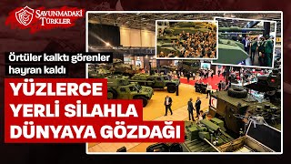 Türkiyeden yüzlerce silahla dünyaya gözdağı Örtüler kalktı görenler hayran kaldı [upl. by Etnuahs]