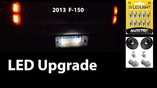 License Plate Lights Auxito 168194 LED Upgrade with New Lens Kit [upl. by Blasien710]