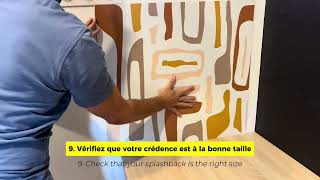 Tutoriel de pose et de découpe de la crédence rigide aluminium en dibond [upl. by Ransell]