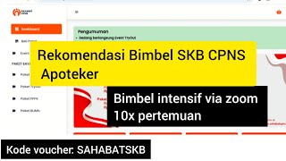 Bimbel SKB Apoteker CPNS Review di Sahabat CPNS [upl. by Adnalay]