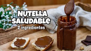 Cómo HACER NUTELLA  ¡Receta SALUDABLE Solo 2 ingredientes SIN azúcar Sin aceite ¡CRÉETELO [upl. by Pride103]