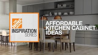 Affordable Kitchen Cabinet Ideas  The Home Depot [upl. by Koloski]