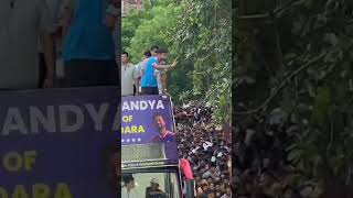 A huge reception for HardikPandya in Baroda 🏆 T20WorldCup Vadodara [upl. by Burns]