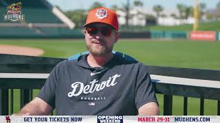 Countdown to Mud Hens Opening Day Tim Federowicz [upl. by Toomay]