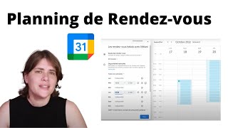 Google Agenda  Vos clients calent eux même leurs rendezvous [upl. by Elokin156]