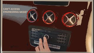 How to activate engineering mode in your Mercedes Audio 20 Command NTG5 system [upl. by Nirroc217]