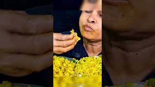 Mukbangers ASMR Eating Pasta And Noodles With Chicken Fried Pieces Salad Mukbang Full Eating Show [upl. by Ydieh697]