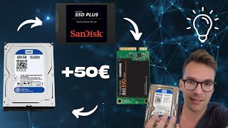 Große HDD auf kleinere SSD Klonen 2 Varianten  Tipps amp Tricks  Reselling Dienstleistungen [upl. by Bathulda]