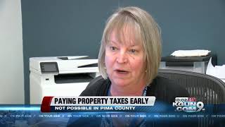 Paying property taxes early in Pima County before new tax bill takes effect [upl. by Waxman]