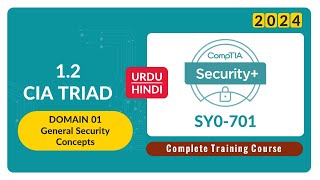 CIA Triad  CompTIA Security SY0701  12 [upl. by Blackburn11]