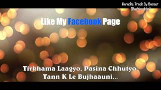 Thamel Bazar Karaoke With Lyrics Dayahang Alisha Rai Loot 2 Nepali Karaoke Song BasserMusic [upl. by Abroms]