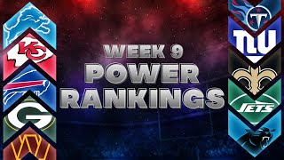 NFL Week 9 Power Rankings [upl. by Dhiman]