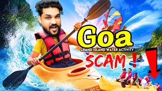 Grand island goa scam ❗️ scuba diving  parasailing 🪂  full fun with water activities [upl. by Lantha65]