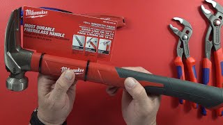 Milwaukee 19oz smooth face fiberglass hammer review [upl. by Anez]