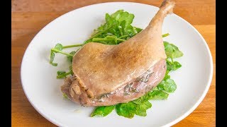 Sous Vide Duck Confit At Home 低温慢煮油封鸭腿  recipe  how to [upl. by Nawak]