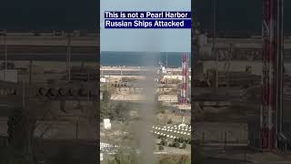 Russian Caspian Flotilla base attacked by a Kamikaze Drone [upl. by Suzzy]