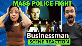 Businessman Restaurant Police Fight Scene REACTION  MASS FIGHT  Mahesh Babu 💥💥 [upl. by Ecreip]