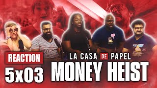 La Casa De Papel Money Heist  5x3 El espectáculo de la vida  Group Reaction [upl. by Aetnahc]