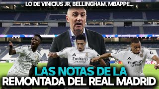 VINICIUS BELLINGHAM VALVERDE MBAPPÉ NOTAS DEL REAL MADRID 52 BORUSSIA DORTMUND  CHAMPIONS [upl. by Aoht]