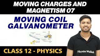 Moving Charges and Magnetism 07  Moving Coil Galvanometer  Class 12 NCERT [upl. by Eatnoid]