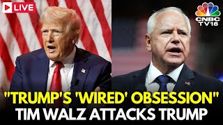 Tim Walz LIVE  Tim Walz Slams Project 2025 Trump amp Vance In Pennsylvania  US Elections  N18G [upl. by Nahtaoj]