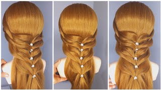 Easy and quick hairstyles for girls  A simple hairstyle that makes you beautiful and charming [upl. by Gefen623]