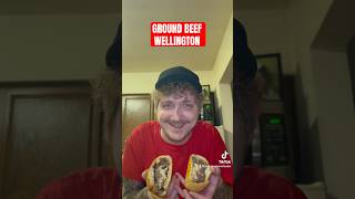 GROUND BEEF WELLINGTON foodie youtubeshorts food cooking shorts short [upl. by Attennyl]