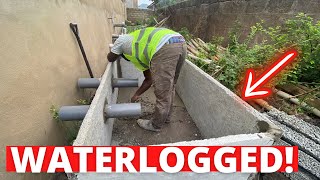 Constructing a Biodigester in a WATERLOGGED AREA  Key Tips [upl. by Annot62]