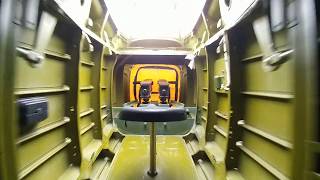 B25 Mitchell  Tail Gunner Seat [upl. by Survance]