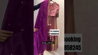 kanjeevaram pure silk pattu Lehenga with dupattatrending wedding latestaariwork weddingattire [upl. by Cohn]